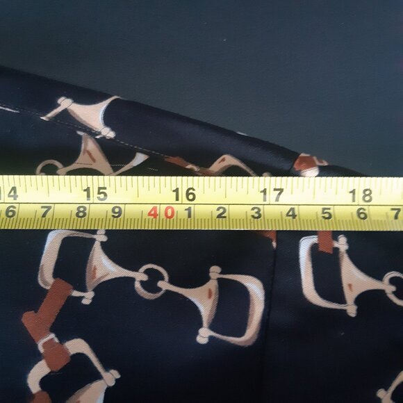 Vintage Hardy Amies Men's 1970's Nylon Black Button Up Shirt - Picture 12 of 14